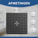 thumbnail of HGMD Antislip douchemat / Badmat - Zwart- 53x53 cm - Zuignappen - Douchemat - Badkamermat - Antislip voor douche