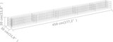 thumbnail of vidaXL Gabionen-Hochbeet Verzinkter Stahl 450×30×30 cm