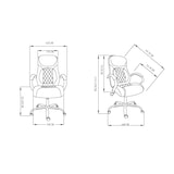 thumbnail of Silla de oficina color Gris. Modelo Ángela