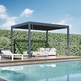 thumbnail of Weide Classic | Pergola Aluminium freistehend | 3 x 4 M | Lamellendach anthrazit