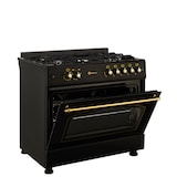 thumbnail of Solthermic Cocina Gas Negra Rústica 90x60 Horno Panorámico F9l50g2rb