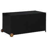 thumbnail of vidaXL Garten-Auflagenbox Schwarz 120x65x61 cm Poly Rattan