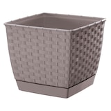 thumbnail of Prosperplast - RATOLLA SQUARE 6L Blumentopf – 22x22x18,9cm in der Farbe Mocca
