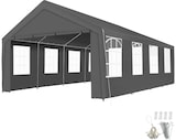 thumbnail of TECTAKE Tenda Mamut com painéis laterais e cordas de fixação, estável e impermeável, 8 x 4 m, cinzenta