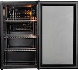 thumbnail of Beersafe XXL Onyx Kühlschrank 80 Liter 3 Böden Panoramaglastür Schwarz