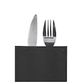thumbnail of MONOUSO - Busta Portaposate con Tovaglioli Nera 11x25cm (100 Pezzi)