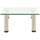 thumbnail of vidaXL TV-Tisch Transparent 40x35x17 cm Hartglas