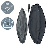 thumbnail of LEITZ Ergo Palla da seduta Active, con sistema anti-rotolamento, con maniglia, diametro 65 cm, per la casa o per l'ufficio, grigio scuro, 65420089