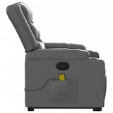 thumbnail of vidaXL Massagesessel mit Aufstehhilfe Grau Kunstleder