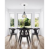 thumbnail of Pendelleuchte Käfig Glaskugel Mattschwarz mit 1 Lampe