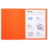 thumbnail of Exacompta - Réf. 420007E - Carton de 500 chemises semi-rigides Forever® 170 g/m2- dim 24 x 32 cm pour A4 - couleur orange