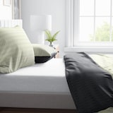 thumbnail of Bettwäsche 200x220 cm Seersucker Beige Anthrazit Wendeseite Atmungsaktiv