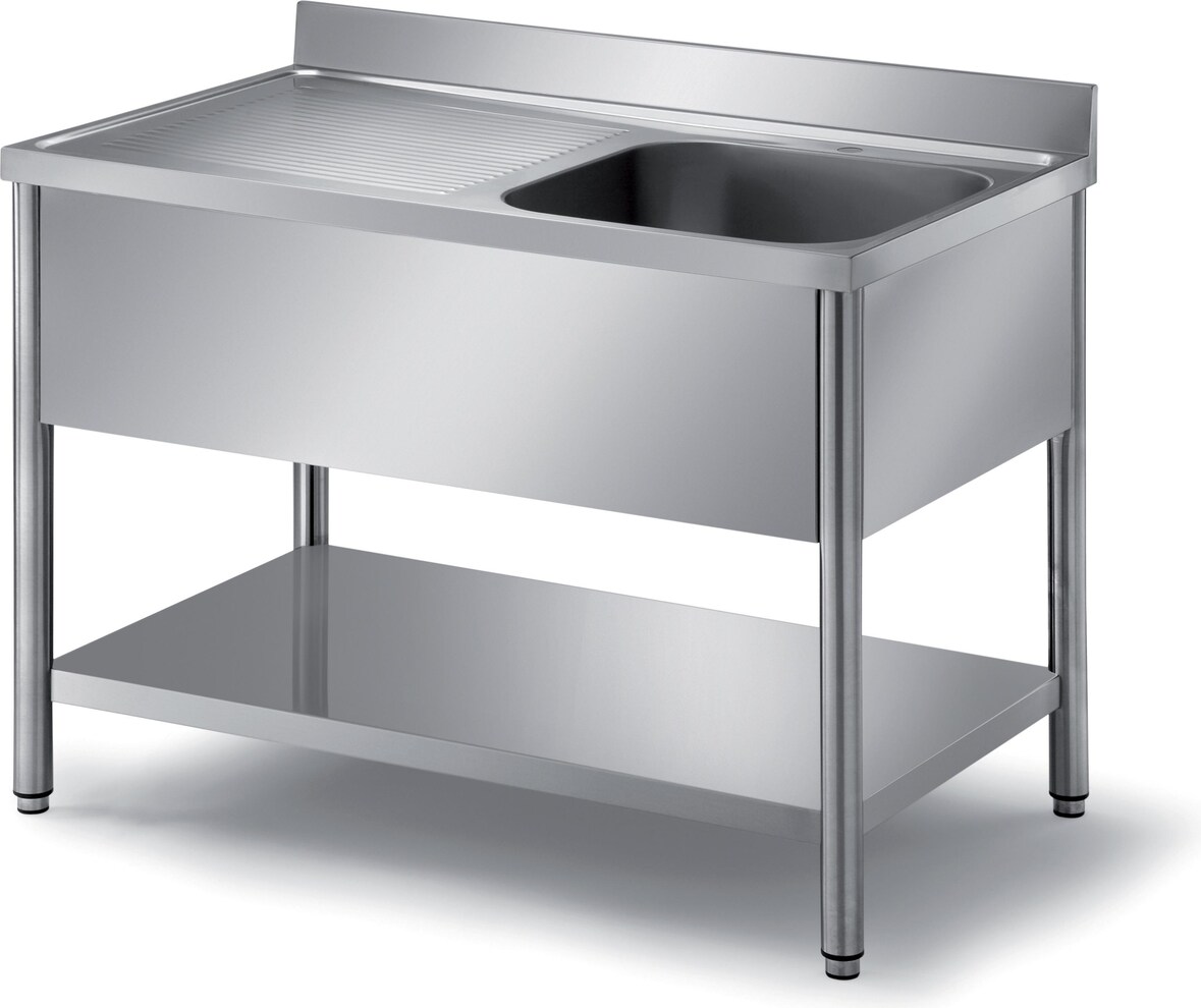 L2G Plonge Demontable Inox 304, 1 Bac 850mm x 900mm x 700 mm | METRO