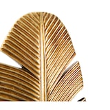 thumbnail of Portacandele da parete in resina dorato foglia cm 12,8x8,9x31,2