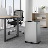 thumbnail of Kitchen Move Papelera de reciclaje 2x30L TALLIN inox open top Acero inoxidable Plata