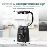 thumbnail of Emerio Blender 1.5L - Smoothie Maker met 2 Snelheden - RVS Messen en Vaatwasmachinebestendig - 500W - BL-124816.8 - Zwart