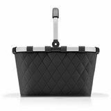 thumbnail of reisenthel carrybag, Einkaufskorb, Korb, Picknickkorb, Tragetasche, Polyestergewebe, Rhombus Black, 22 L, BK7059