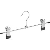 thumbnail of Percha de Metal | Percha de Metal con Pinzas | Diseño Elegante | Ideal para Faldas y Pantalones | Gancho de Acero Inoxidable Giratorio | Pack de 10