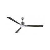 thumbnail of Deckenventilator mit WLAN CasaFan ECO NEO III 152 cm 948337 W Motor aus gebürstetem Chrom / Wendeflügel aus Wenge und Silber