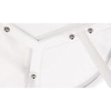 thumbnail of Couchtisch CAKOT - Kunststoff Weiß 50x50x40 cm | Sofatisch Rund Beistelltisch Wohnzimmertisch Klein