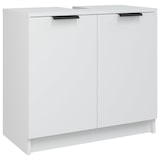 thumbnail of vidaXL Badschrank Weiß 64,5x33,5x59 cm Holzwerkstoff