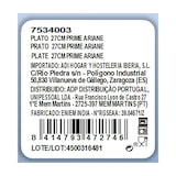 thumbnail of Ariane Prime Plato Llano Porcelana 27Cm