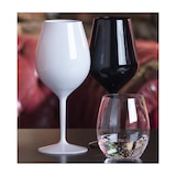 thumbnail of MONOUSO - Sektflöte für Wein Tritan Wiederverwendbar Durable Schwarz 510ml (1 Stück)