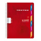 thumbnail of Lot de 10 Cahier de Textes Ligne 7000 17x22, 148p./74 feuilles 70 g/m² reliure intégrale, Séyès, touches couleurs