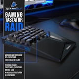 thumbnail of Titanwolf Gaming-Tastatur, mechanische Keypad Tastatur mit 28 Tasten, Gaming Einhandtastatur