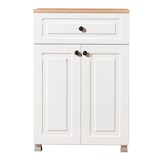 thumbnail of WellHome - Armário de aglomerado de melamina em carvalho e nogueira - 89,5x60x39cm