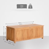thumbnail of Teak Gartenbox Odessa 160X62X60 teak