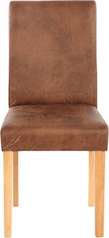 thumbnail of 6er-Set Esszimmerstuhl Stuhl Küchenstuhl klassisch und zeitlos  | HxBxT 90x43x56cm | Sitzhöhe 45cm |  Textil  |  helle Beine |  Wildlederimitat