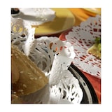 thumbnail of MONOUSO - Naperon Papel Rendado Branco Circular Ø12cm (250 Uds)