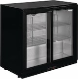 thumbnail of 208-Liter-Kühlschrank mit Rückwand – 2 Glasschiebetüren