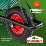 thumbnail of Monzana Schubkarre 100 Liter Bauschubkarre bis 250kg Gartenschubkarre