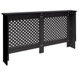 thumbnail of ECD Germany Heizkörperverkleidung Wabenmuster 152x19x82 cm Schwarz, MDF lackiert, Heizungsverkleidung Heizkörperabdeckung für Wohnzimmer &