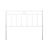 thumbnail of Cabecero de forja Leo, color Blanco Cabezal para cama de 105 cm, Cama 110 cm x 125 cm
