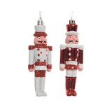 thumbnail of 1 Christbaumschmuck Nussknacker Kunststoff Soldat Weihnachtsbaumschmuck rot weiß