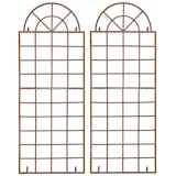 thumbnail of Conjunto de 2 treliças Viva para montagem na parede marrom antigo