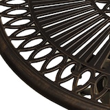 thumbnail of Mesa de jardín aluminio fundido color bronce 62x62x65 cm