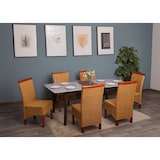 thumbnail of Set di 6 sedie per sala da pranzo Sedia in vimini M42, rattan ~ senza cuscino di seduta