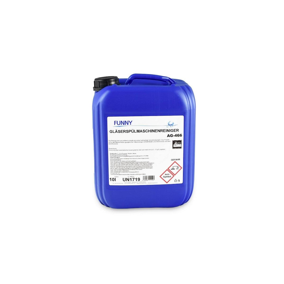 Reiniger für gewerbliche Gläserspülmaschinen Funny - 10 L Kanister