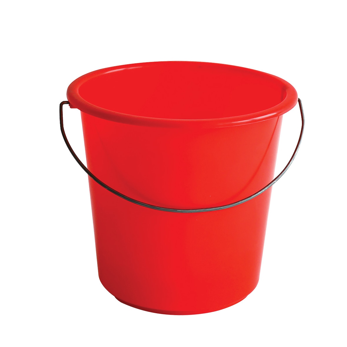 GILAC Seau rond léger avec anse acier - 5 L - rouge - Rouge G615509