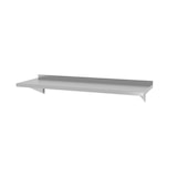 thumbnail of Estante de pared Hendi con soportes de acero inoxidable 1400x300x250mm