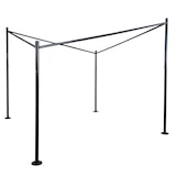 thumbnail of Pergola Gestell HWC-A41, Garten Pavillon Terrassenüberdachung Gestänge, stabiles 6cm Stahl-Gestell