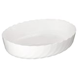 thumbnail of TRIANON Auflaufform oval 37x28,5 cm weiß aus Glas - 812299