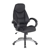 thumbnail of SIGMA Silla de oficina EC11, polipiel, altura del asiento regulable, reposacabezas, negro