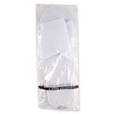 thumbnail of 10x10 Paar Slipper "Classic" offen Weiss 31 cm lang Gästehausschuhe Hotelslipper Hausschuhe Einweghausschuhe