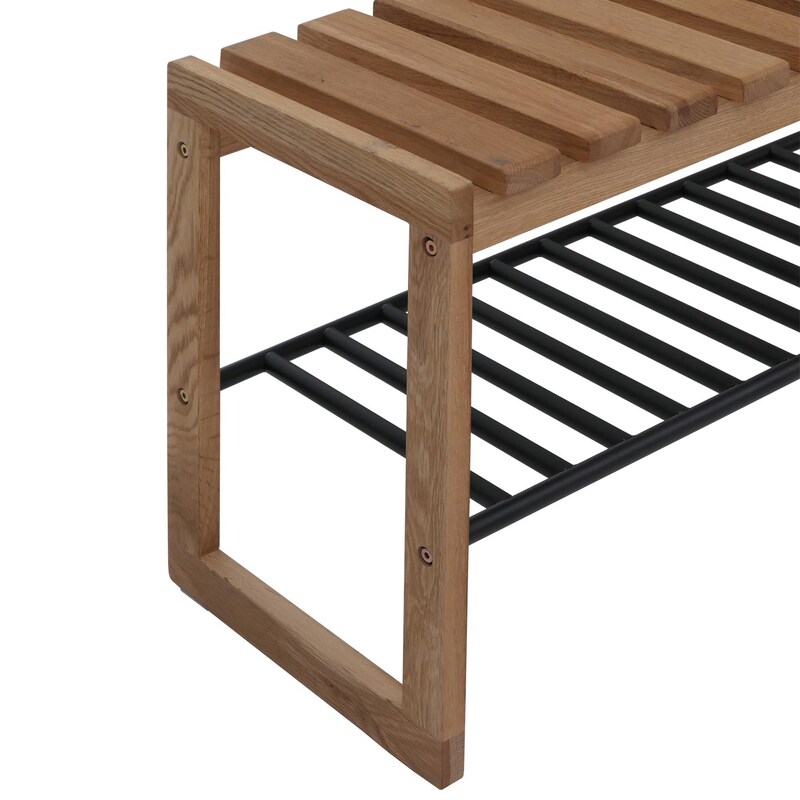 SYM - HOT Banc à chaussures 80 x 24 x 45 cm Contemporain Blanc VENTE