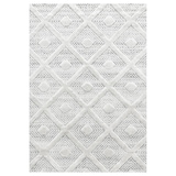 thumbnail of Carpetsale24 Teppich Läufer 80x250 cm Creme, Hochflor Wohnzimmer Teppich, Weich & Flauschig, Skandinavisch Boho Stil, Langflor Shaggy, Rauten Design